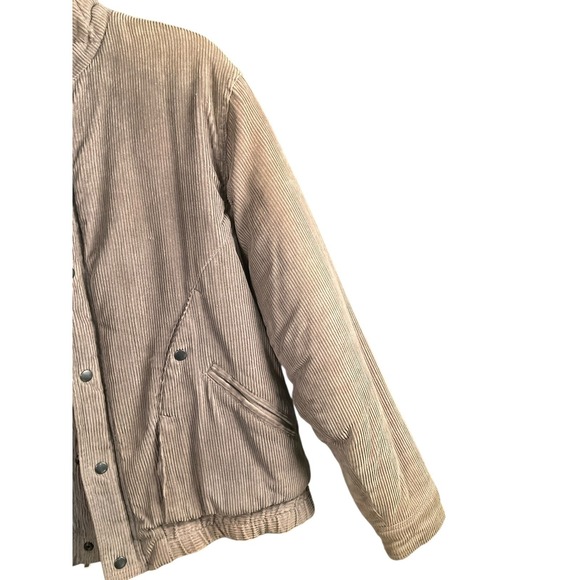 Woodlands Men's Large Vintage Jacket Corduroy Quilted David Peyser Snap Pockets - Picture 13 of 14